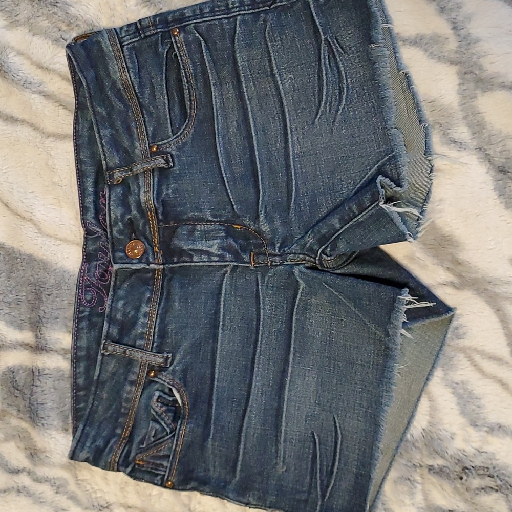 Dolls Kill Delia's Low waisted cut off shorts